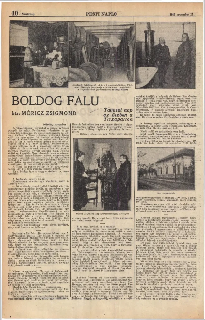 Pesti újság Boldog falu